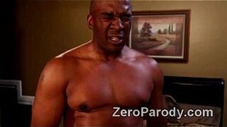 Savage interracial sex in r. of the nerds parody porn video