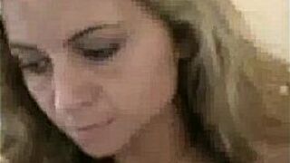 Sexy cheating wife with big natural breasts doing her toy porn video